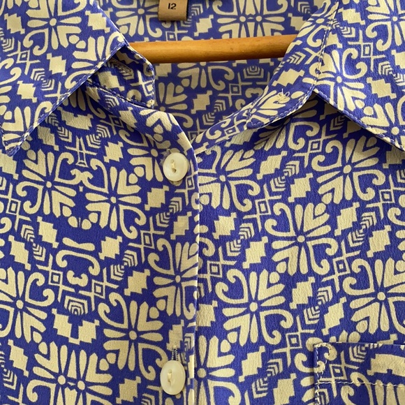 Kachel pure silk top sized 12. Amazing colour - Picture 3 of 5